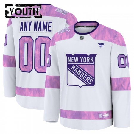 New York Rangers tröja Customized Fanatics Hockey Fights Cancer Practice 2024-25 Vit - NHL Tröjor Barn New York Rangers tröja Customized Fanatics Hockey Fights Cancer Practice 2024-25 Vit - NHL Tröjor Barn